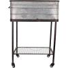imageCreative CoOp Metal BucketPlanter on Stand with Casters
