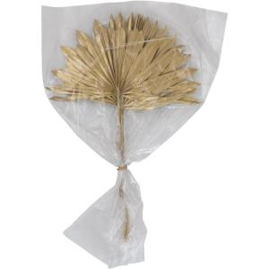 imageCreative CoOp Dried Natural Sun Cut Palm Bunch in Gold Finish