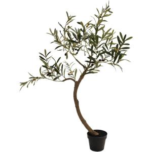 imageCreative CoOp Faux Olive Tree in Plastic Pot Green