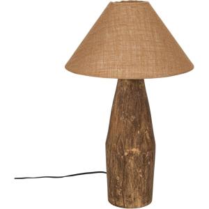 imageCreative CoOp Reclaimed Wood Swivel Neck Table Lamp with Jute Shade Natural