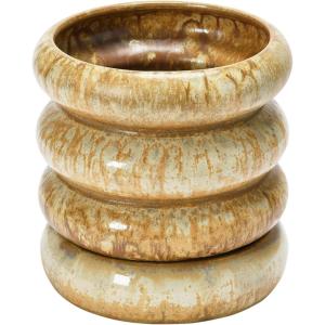 imageCreative CoOp Stoneware Planter with Saucer