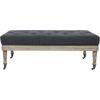 imageCreative CoOp Antoinette Upholstered Coffee Table Grey Ottoman