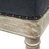 imageCreative CoOp Antoinette Upholstered Coffee Table Grey Ottoman