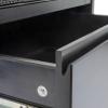imageCreative CoOp Crawford Solid Wood Nightstand with 2 Storage Drawers and Cane Detail Light Brown FinishBlack With Black