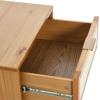 imageCreative CoOp Crawford Solid Wood Nightstand with 2 Storage Drawers and Cane Detail Light Brown FinishLight Brown With Natural