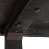 imageCreative CoOp Elegant Acacia Trestle Round End Table BlackBlack