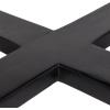 imageCreative CoOp Elegant Acacia Trestle Round End Table BlackBlack