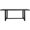 imageCreative CoOp Elegant Acacia Trestle Round End Table BlackBlack