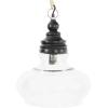 imageCreative CoOp Glass ampamp Mango Wood Ceiling Pendant LightBlack
