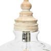 imageCreative CoOp Glass ampamp Mango Wood Ceiling Pendant LightBrown