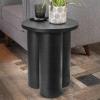 imageCreative CoOp Round 3Column End Table BlackBlack