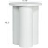 imageCreative CoOp Round 3Column End Table BlackWhite