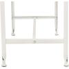 imageCreative CoOp Rustic Farmhouse Metal Console Table with Solid Wood Top Distressed GreyAntiqued White