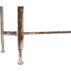 imageCreative CoOp Rustic Farmhouse Metal Console Table with Solid Wood Top Distressed GreyDistressed Zinc