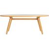 imageCreative CoOp Sea Waves Surfboard Oval Coffee Table MulticolorGreen Stripe