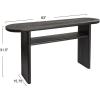 imageCreative CoOp Sturdy Firwood Console Table Black