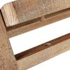imageCreative CoOp 2Tier Wood Folding Stand and Storage Natural