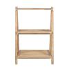 imageCreative CoOp 2Tier Wood Folding Stand and Storage Natural