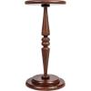 imageCreative CoOp Bishop Pedestal Cocktail Side Table Dark ChestnutDark Chestnut