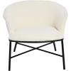 imageCreative CoOp Bowery Boucle Upholstered Armchair White Accent Chair