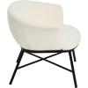 imageCreative CoOp Bowery Boucle Upholstered Armchair White Accent Chair