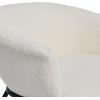 imageCreative CoOp Bowery Boucle Upholstered Armchair White Accent Chair