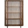 imageCreative CoOp Mango Wood Slatted 4 Shelves Bookcase NaturalNatural
