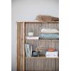 imageCreative CoOp Mango Wood Slatted 4 Shelves Bookcase NaturalNatural