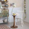 imageCreative CoOp Mango Wood and Marble Tulip Table Natural