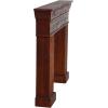 imageCreative CoOp Monolith Decorative Fireplace Mantel AntiqueDark Walnut Finish