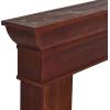 imageCreative CoOp Monolith Decorative Fireplace Mantel AntiqueDark Walnut Finish