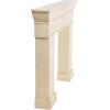 imageCreative CoOp Monolith Decorative Fireplace Mantel AntiqueDistressed Cream