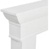 imageCreative CoOp Monolith Decorative Fireplace Mantel AntiqueWhite