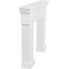 imageCreative CoOp Monolith Decorative Fireplace Mantel AntiqueWhite