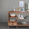 imageCreative CoOp Reclaimed Wood Narrow Entryway Table with 2 Drawers Natural Sideboard