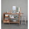 imageCreative CoOp Reclaimed Wood Narrow Entryway Table with 2 Drawers Natural Sideboard