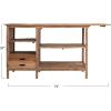 imageCreative CoOp Reclaimed Wood Narrow Entryway Table with 2 Drawers Natural Sideboard