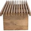 imageCreative CoOp Scandinavian Slatted Wood Coffee Table Natural