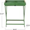 imageCreative CoOp Verdant BambooHandled Folding Tray Table Green