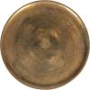 imageCreative CoOp Vintage Aluminum Side Table Antique Brass Finish