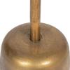 imageCreative CoOp Vintage Aluminum Side Table Antique Brass Finish