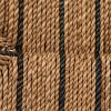 imageCreative CoOp Willowbrook Solid Wood and Natural Woven Seagrass Rope Dining ChairBlack Stained