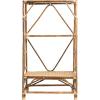 imageCreative CoOp Boho Handwoven Cane Clothing Rack Natural Standing Shelf