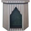 imageCreative CoOp Decorative Wood Painted Fireplace Mantel Multicolor