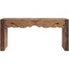 imageCreative CoOp Hand Carved Reclaimed Wood Narrow Entryway Natural Console Table