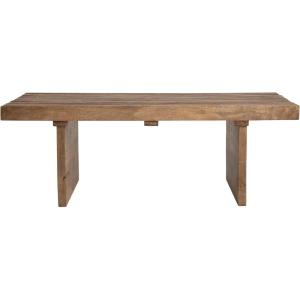 imageCreative CoOp Scandinavian Slatted Wood Coffee Table Natural