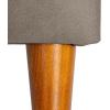 imageCreative CoOp Atley Upholstered Modern Ottoman with Storage and Solid Wood Legs Ash Grey Vegan LeatherGrey