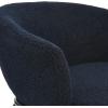 imageCreative CoOp Bowery Boucle Upholstered Armchair Dark Blue Accent Chair