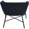 imageCreative CoOp Bowery Boucle Upholstered Armchair Dark Blue Accent Chair