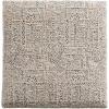 imageCreative CoOp Damask Upholstered Ottoman with Metal Frame Multicolor